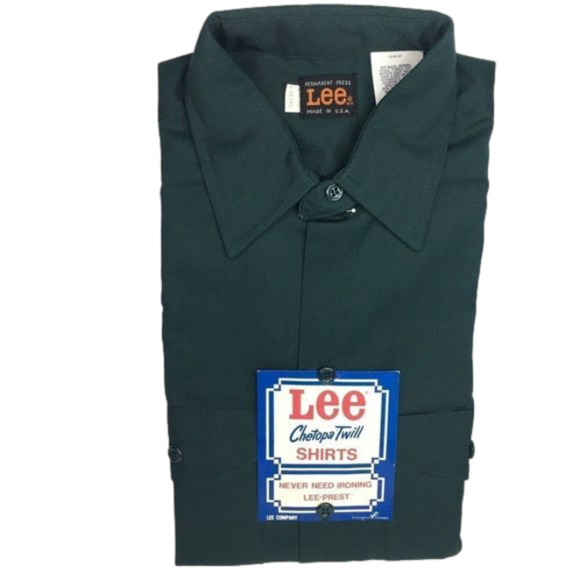 Lee Chetopa Twill Men’s 1970s Vintage Work Shirt - Picture 1 of 10
